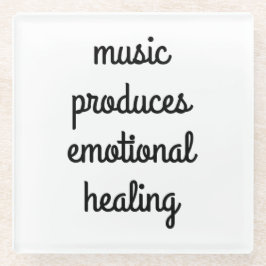 Emotionaler Glass-Untersetzer Glasuntersetzer