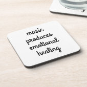 Emotionaler harter Kunststoff-Untersetzer Getränkeuntersetzer (Linke Seite)