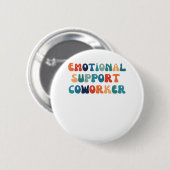 Emotionaler Helfer - Arbeitsbestie Classic Button (Vorne & Hinten)