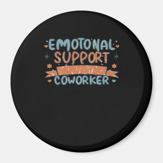 Emotionaler Helfer Funny und Classic Magnet (Vorne)