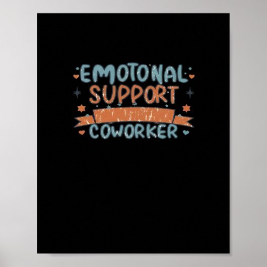 Emotionaler Helfer Funny und Classic Poster (Vorne)