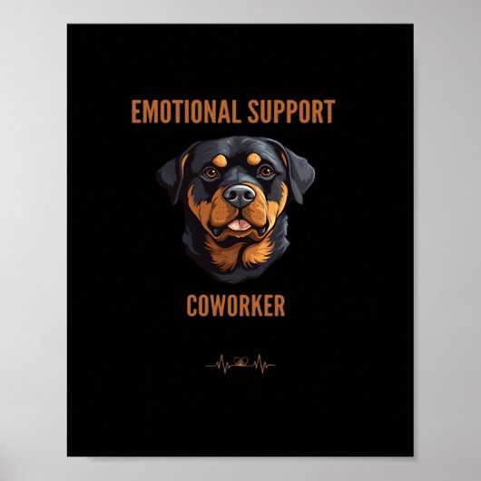 Emotionaler Helfer Trend und Klassik Poster (Vorne)