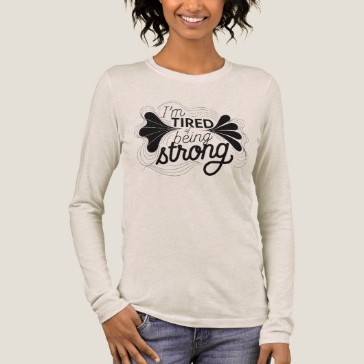 Emotionaler Kampf New Yorker Mütter Tri-Blend Shirt (Vorderseite)