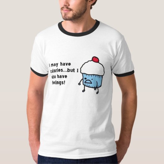 Emotionaler kleiner Kuchen T-Shirt (Vorderseite)