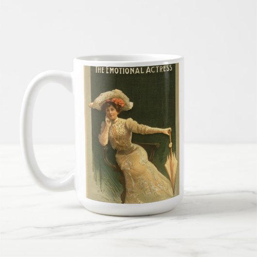 Emotionaler Schauspielerin 1906 Kaffeetasse (Links)