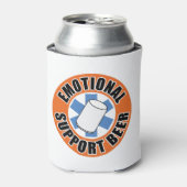 Emotionaler Support Bier - Kühler Dosenkühler (Kanne Vorderseite)