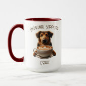 Emotionaler Support Coffee Niedlich Mocha Tasse (Links)