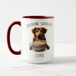 Emotionaler Support Coffee Niedlich Mocha Tasse