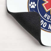 Emotionaler Support - Ehemann kann Service Dog L Mousepad (Ecke)