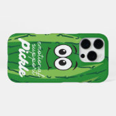 Emotionaler Support Pickle Funny Green iPhone Fall Hülle (Rückseite (Horizontal))