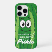 Emotionaler Support Pickle Funny Green iPhone Fall iPhone Hülle (Rückseite)