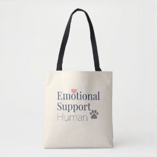 Emotionaler Unterstützer Mensch Lustiger Tierlie Tasche