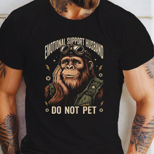 Emotionaler Unterstützung-Ehemann, Bigfoot nicht s T-Shirt
