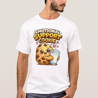 Emotionaler Unterstützungs-Keks Cute Lustiger Keks T-Shirt