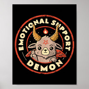 Emotionaler Unterstützungsdämon Poster