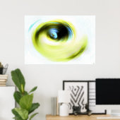 Emotionales Augenplakat Poster (Heimbüro)