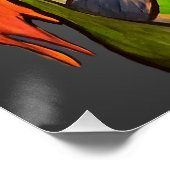 Emotionales Be Kind yourself Design Poster (Ecke)