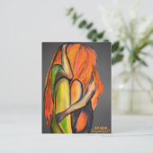 Emotionales Be Kind yourself Design Postkarte (Stehend Vorderseite)
