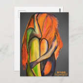 Emotionales Be Kind yourself Design Postkarte (Vorne/Hinten)