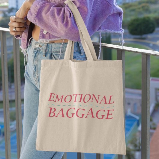 Emotionales Gepäck Große Tote Tasche