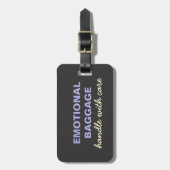 Emotionales Gepäck: Handhabung mit vorsichtig - Li Gepäckanhänger (Vorderseite vertikal)