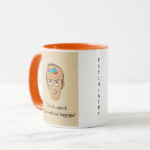 Emotionales Gepäck! - Psychiatrie-Spaß Tasse (Vorderseite Links)