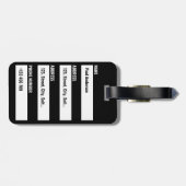 Emotionales Gepäck Sarcastic Funny Sprichwort Gepäckanhänger (Rückseite horizontal)