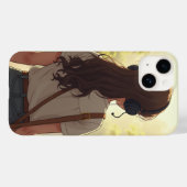 Emotionales Mädchen, das Musik-iPhone-Gehäuse hört Case-Mate iPhone Hülle (Rückseite (Horizontal))