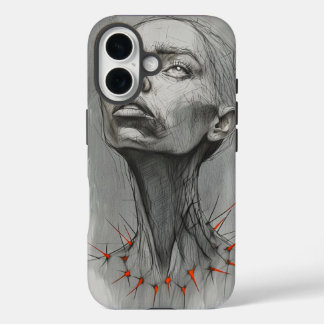 emotionales Porträt mit Dorn  iPhone 16 Hülle
