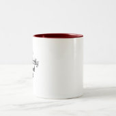 Emotionally Clocked Out Mug Zweifarbige Tasse (Mittel)