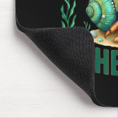 Emotionally Shelled Funny Hermit Crab Humor Quote  Mousepad (Ecke)