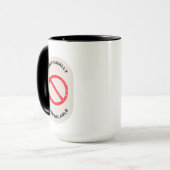 "Emotionally Unavailable" Tasse (Vorderseite Links)