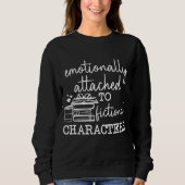 Emotionell an Liebe B des fiktiven Zeichens angebr Sweatshirt (Vorderseite)