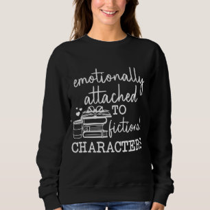 Emotionell an Liebe B des fiktiven Zeichens angebr Sweatshirt
