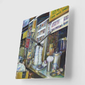 Emotionell belastete Lichtstreitkräfte, Singapur Quadratische Wanduhr (Winkel)