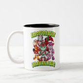 Emotionell nicht verfügbare Roboterfamilie Zweifarbige Tasse (Links)