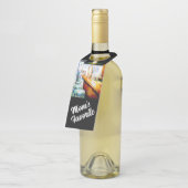 Emotionell zu motivieren, Logik zu rechtfertigen Flaschenanhänger (Angewinkelt)