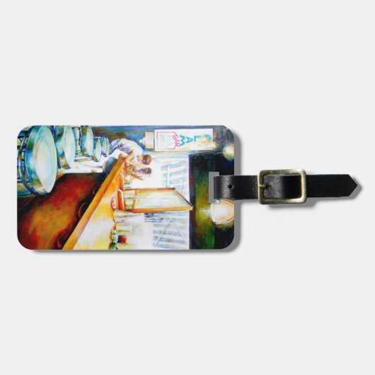 Emotionell zu motivieren, Logik zu rechtfertigen Gepäckanhänger (Vorderseite horizontal)