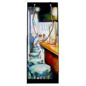 Emotionell zu motivieren, Logik zu rechtfertigen Geschenktüte Für Weinflaschen (Rückseite)