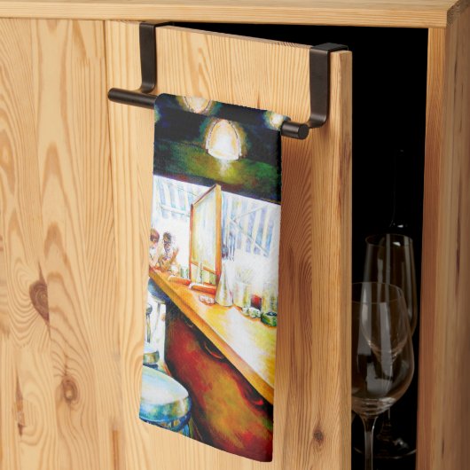 Emotionell zu motivieren, Logik zu rechtfertigen Geschirrtuch (Drittel gefaltet)