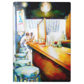 Emotionell zu motivieren, Logik zu rechtfertigen Klemmbrett (Rückseite)