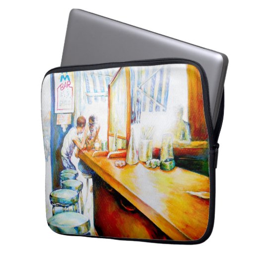 Emotionell zu motivieren, Logik zu rechtfertigen Laptopschutzhülle (Vorderseite Links)