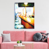 Emotionell zu motivieren, Logik zu rechtfertigen Leinwanddruck (Insitu (Wohnzimmer))