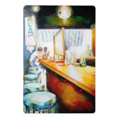 Emotionell zu motivieren, Logik zu rechtfertigen Mini Klemmbrett (Rückseite)