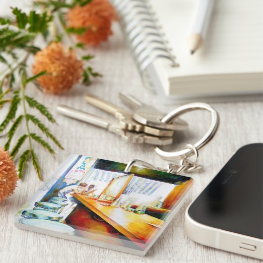 Emotionell zu motivieren, Logik zu rechtfertigen Schlüsselanhänger (Vorderseite rechts)