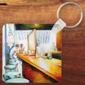 Emotionell zu motivieren, Logik zu rechtfertigen Schlüsselanhänger (Rückseite)