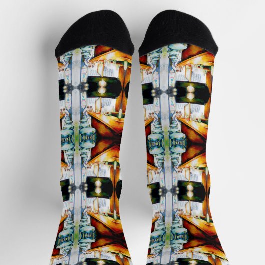 Emotionell zu motivieren, Logik zu rechtfertigen Socken (Oben)