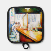 Emotionell zu motivieren, Logik zu rechtfertigen Topflappen (Vorderseite)