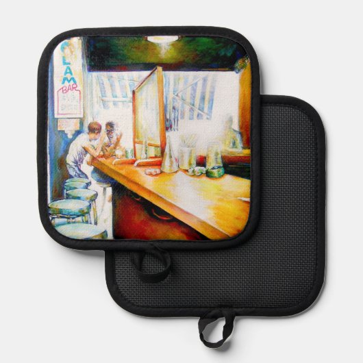 Emotionell zu motivieren, Logik zu rechtfertigen Topflappen (Vorderseite/Rückseite)