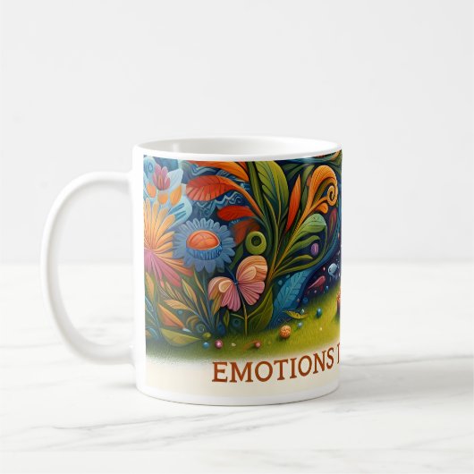 EMOTIONEN DER KRIEG INNERHALB KAFFEETASSE (Links)